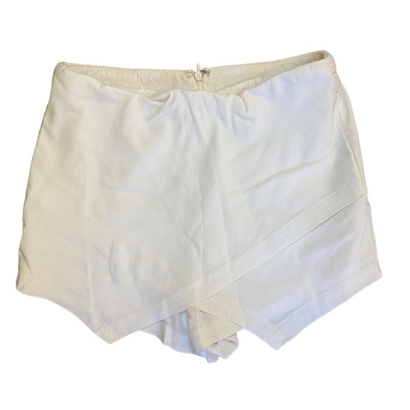 White Short Mini Skort - Picture 1 of 4